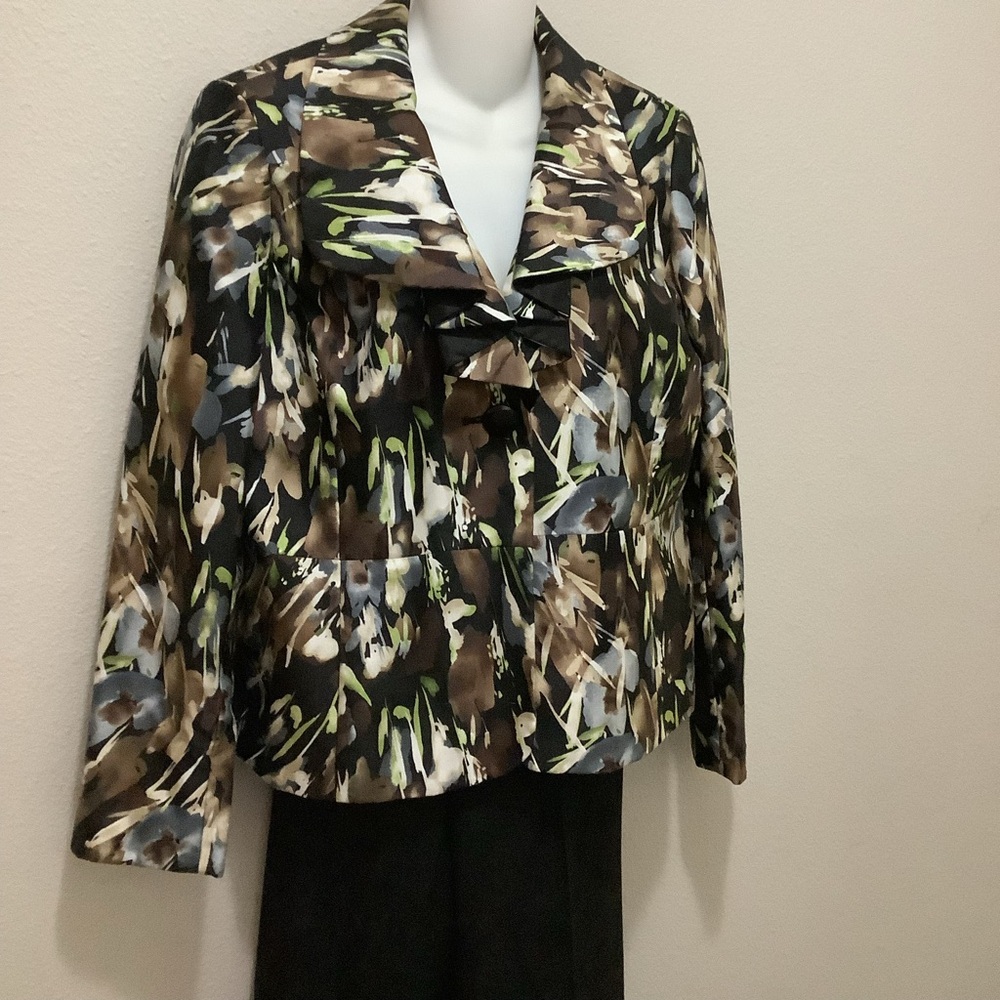 Le Suit Women's Multicolor Floral Blazer